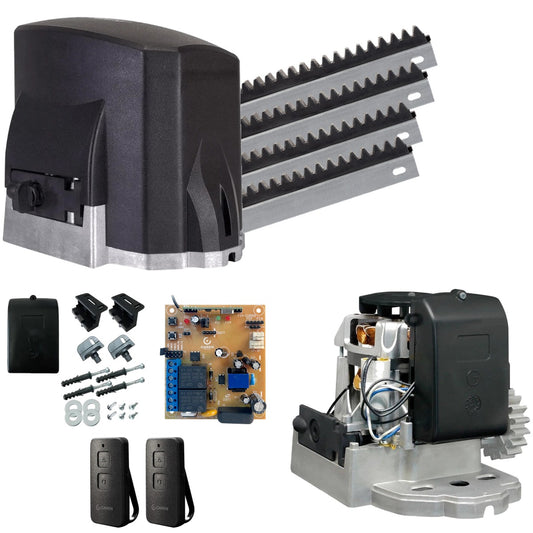 Kit Motor de Portão Deslizante Garen KDZ FIT 500kg – 2 Controles Remoto