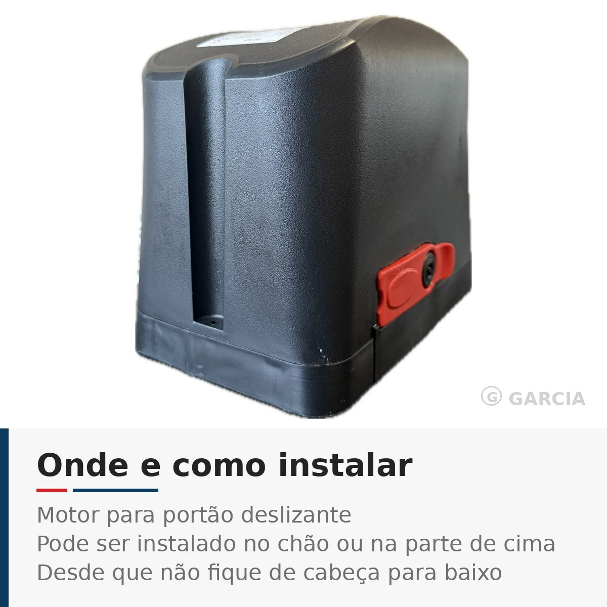Kit Motor de Portão Deslizante Garen DZ Full 1/4 HP 400kg – 2 Controles Remoto