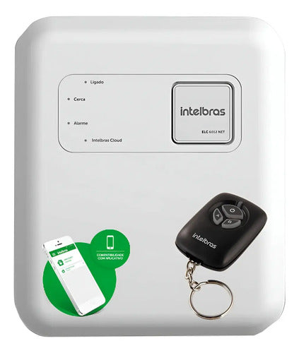 Kit Cerca Elétrica Intelbras 30m Big Industrial – Fio 0,45mm – Bivolt 127V/220V – Controle por App