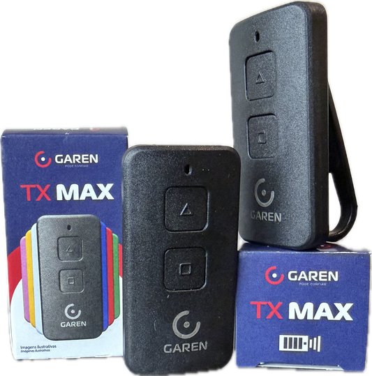 Controle Remoto Garen TX Max 433MHz