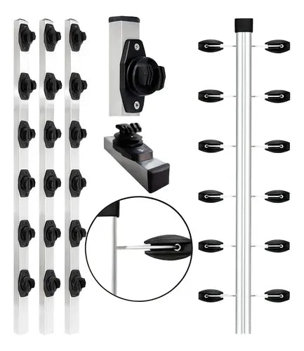 Kit Cerca Elétrica Intelbras Industrial 100m Central ELC 6012 NET Wi-Fi