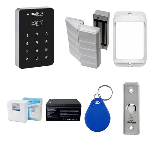 Kit Controle de Acesso SA202 Embutir 20 Tags - foto 1